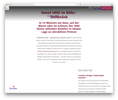 FGR Basic Theme best WordPress theme - hotel-uhu.de