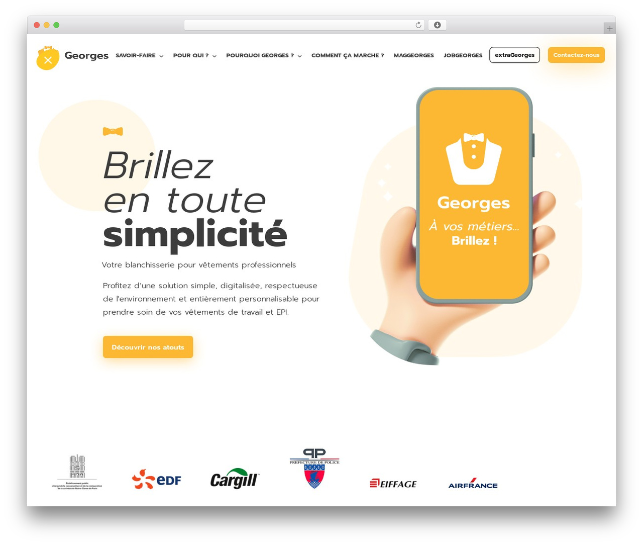 Georges theme WordPress - mygeorges.fr