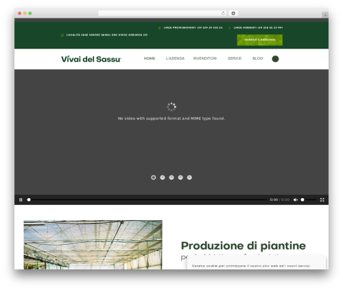 GreenThumb WordPress website theme - vivaidelsassu.com