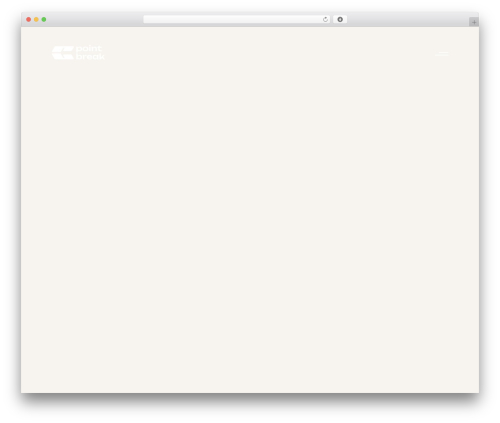 POINTBREAK WordPress theme - pointbreak.cl