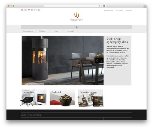 Template Theme theme WordPress - westfire.dk