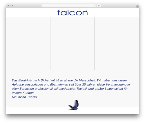 WordPress theme Enfold - falcon-gmbh.de