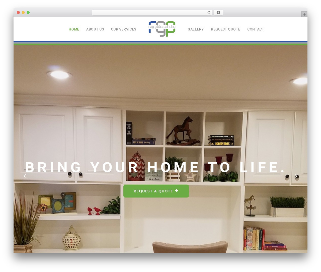 WordPress theme Uncode - gibbspainting.com