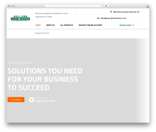 WordPress website theme Elevate - wesupplysolutions.com