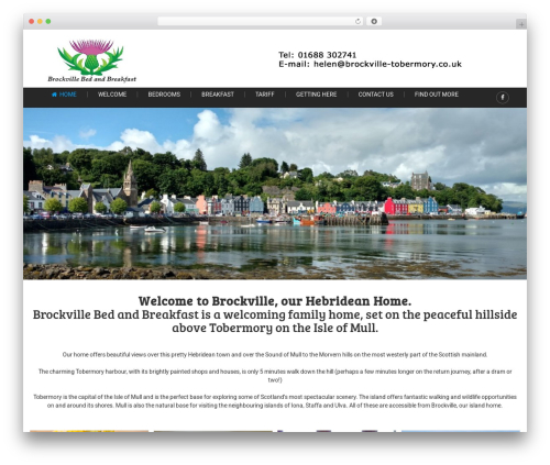 Explore Mull theme WordPress - brockville-tobermory.co.uk