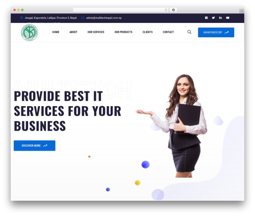 multitech64 top WordPress theme - multitechnepal.com.np