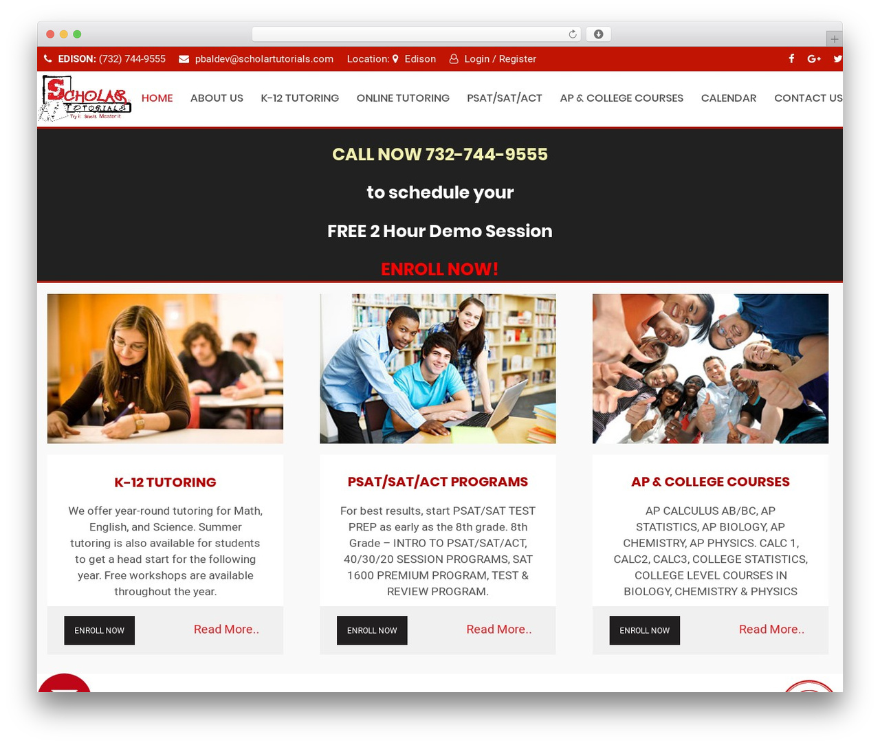 Scholartutorials top WordPress theme - scholartutorials.com
