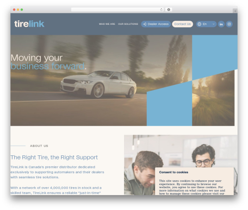 Theme WordPress Vortex - tirelink.ca