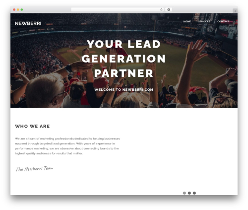 Universal WP WordPress theme - newberri.com