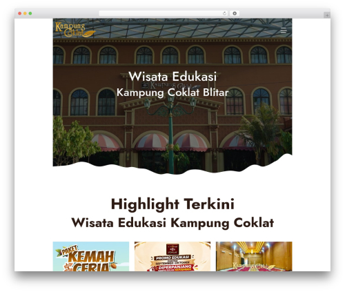 Designthemes portfolio WordPress plugin - kampungcoklat.id