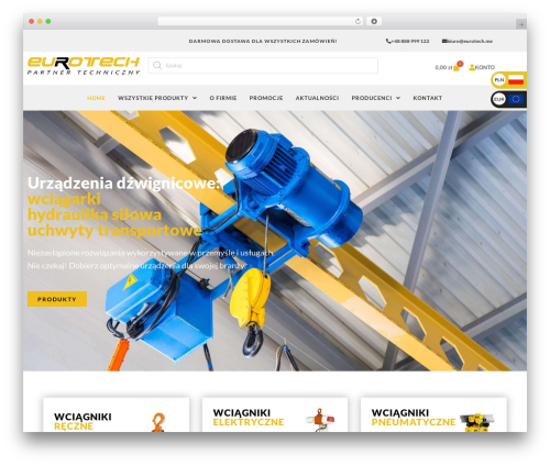 Customify WordPress theme - eurotech.me