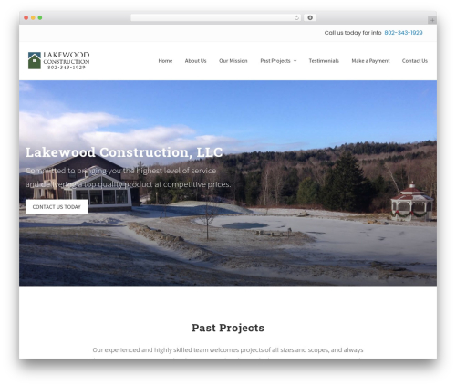 Mai theme engine WordPress plugin - lakewood-construction.com