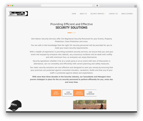 Guardmaster theme WordPress - onenationsecurity.co.uk