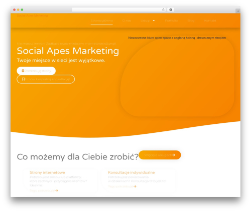 Hello Elementor theme WordPress - www.socialapes.pl