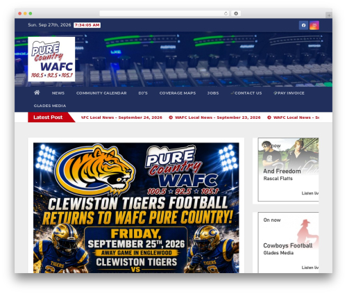 Newsup Pro best WordPress magazine theme - wafcfm.com