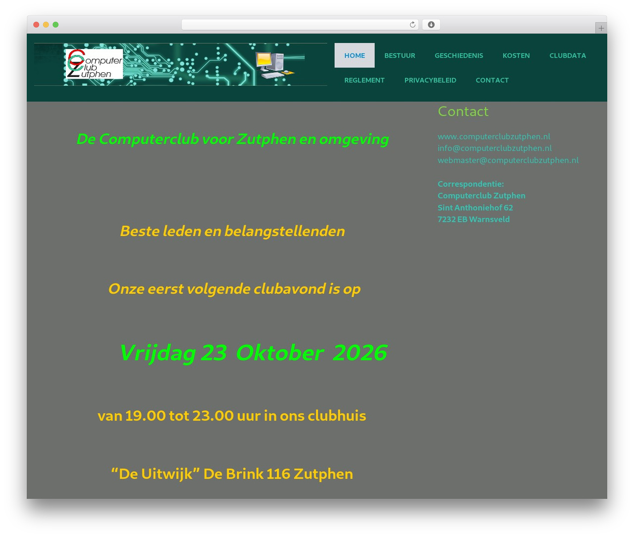 Start WordPress website theme - computerclubzutphen.nl Start WordPress website theme - computerclubzutphen.nl