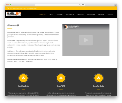 Theme WordPress Construction Zone Pro - hanibalsoft.com
