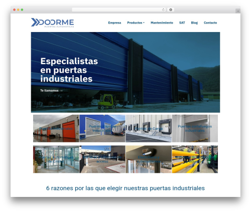 WordPress theme Aramática - doorme.com
