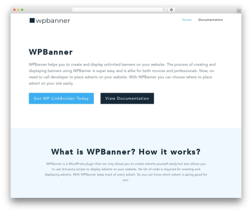 WordPress theme Blox Theme - wpbanner.com