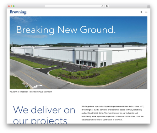 Browning WordPress theme - browningrep.com