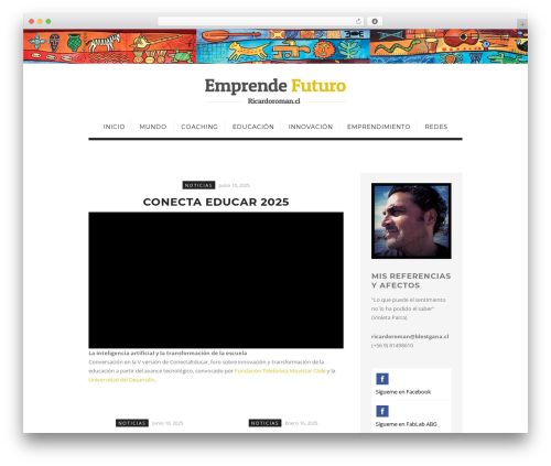 Caress WP theme - ricardoroman.cl