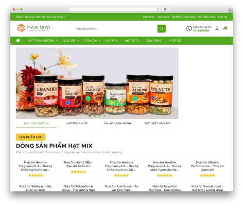 CT Bones theme WordPress - hoalamnuts.com