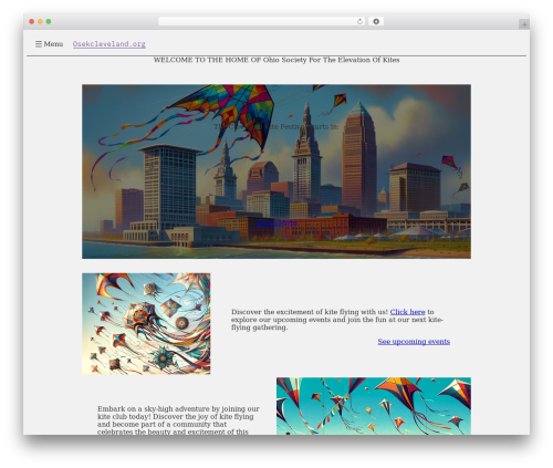 CTLG premium WordPress theme - osekcleveland.org