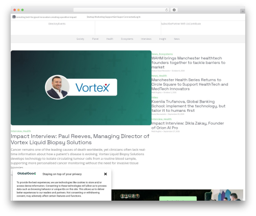 Darwin WP theme - globalgood.tech