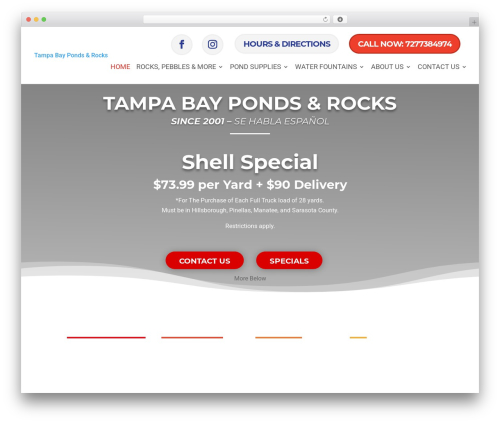 Divi WP theme - tampabaypond.com