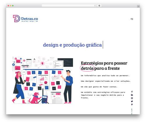 Ethant WordPress blog theme - detras.co