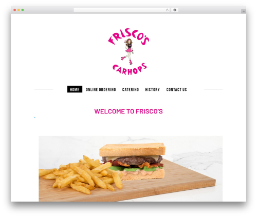 Friscos Gutenberg WordPress Theme WordPress theme - friscos.com