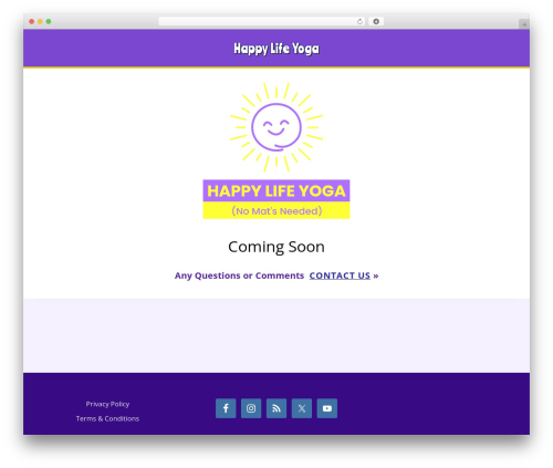 Genesis premium WordPress theme - happylifeyoga.org