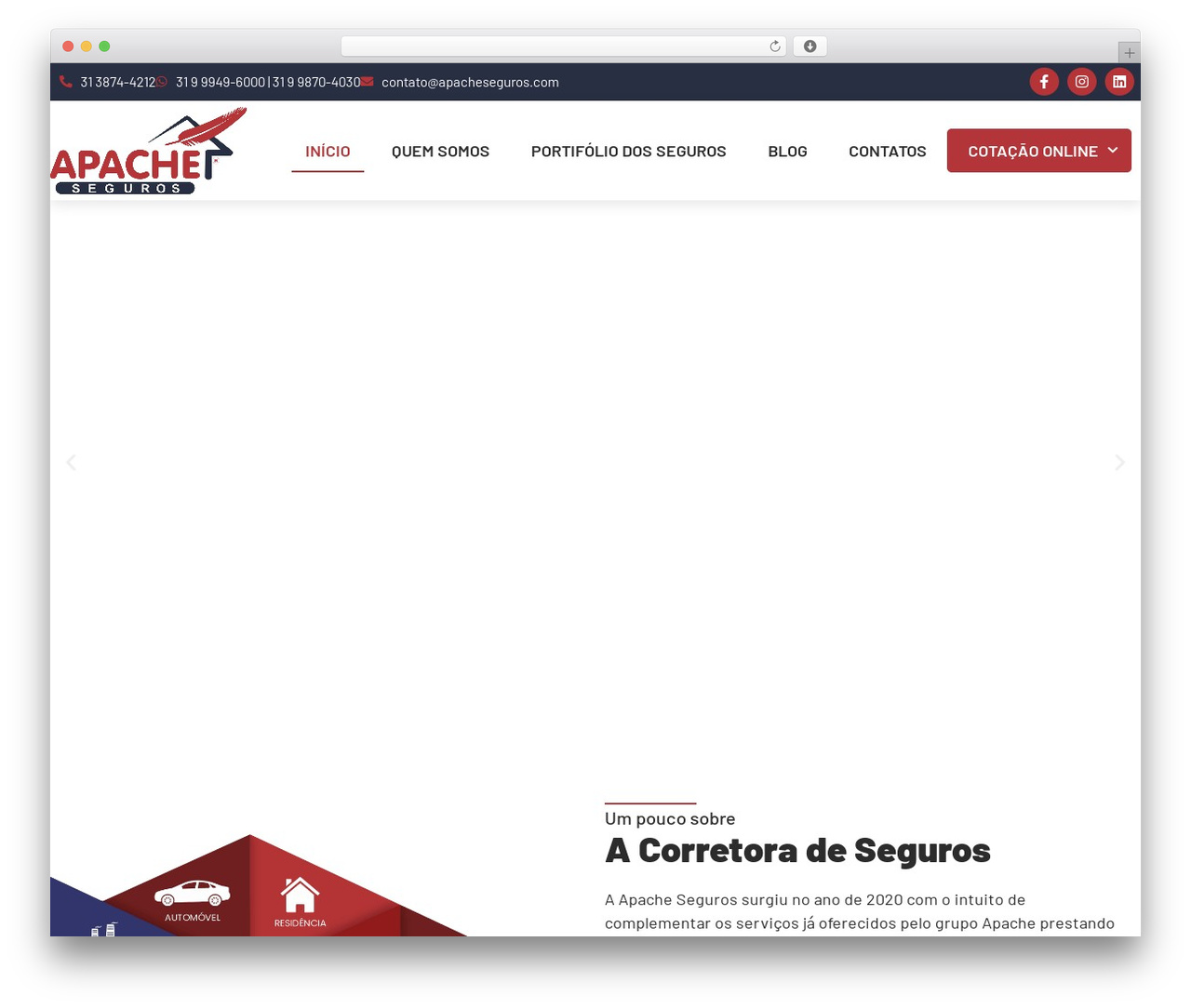 Hello Elementor theme WordPress - apacheseguros.com