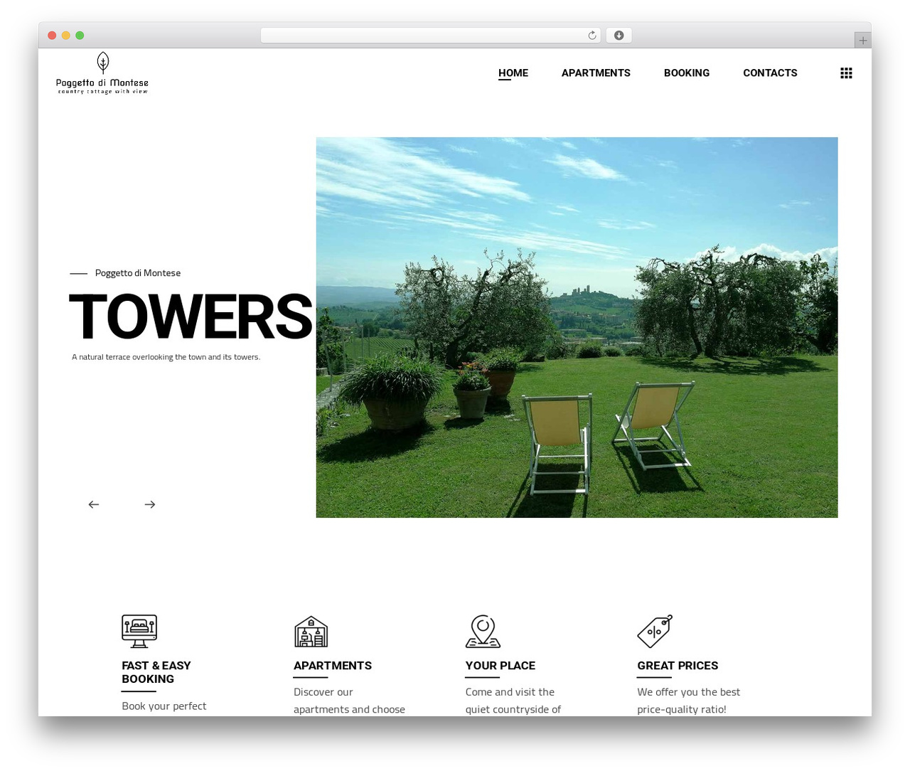 Iver WordPress theme - poggettodimontese.net