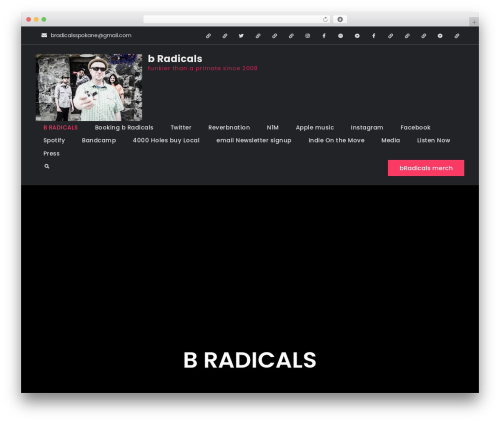 jetBlack WordPress theme - bradicals.com jetBlack WordPress theme - bradicals.com