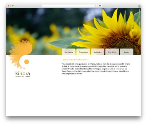 Kinora WordPress website theme - kinora.ch