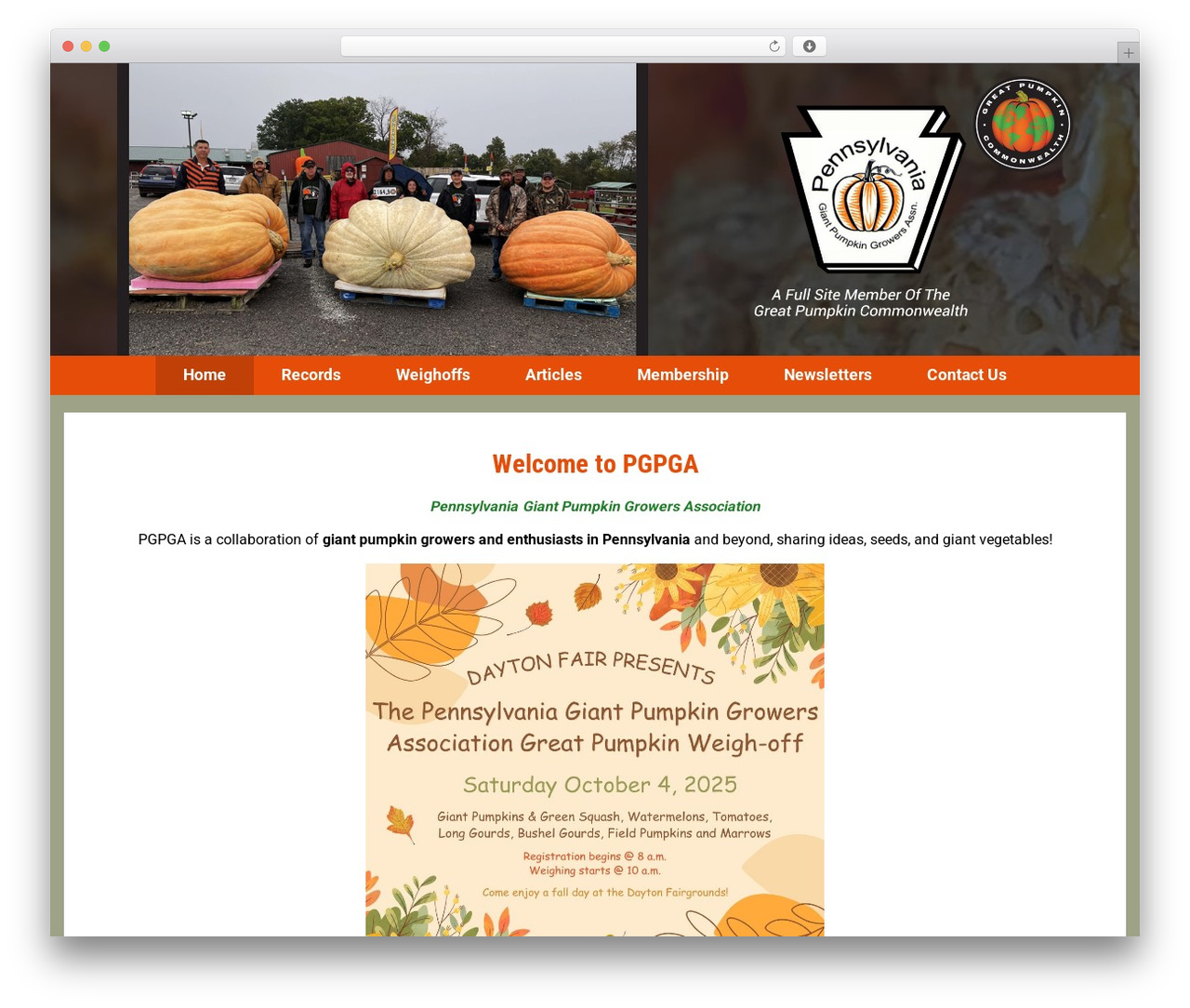 Main Theme WordPress theme - pgpga.com