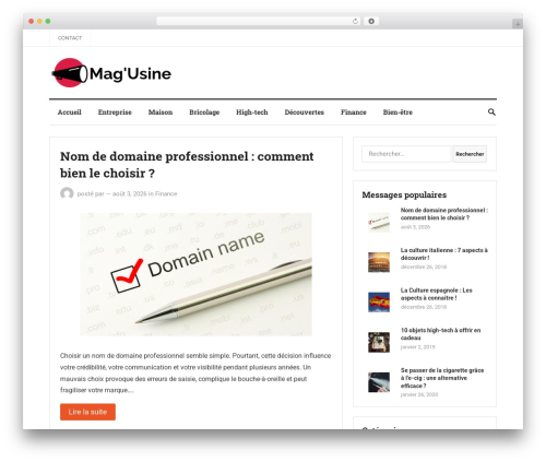 MakeMoney Pro top WordPress theme - magusine.net