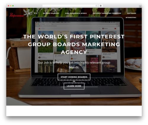 Marketify WordPress theme - pinference.com