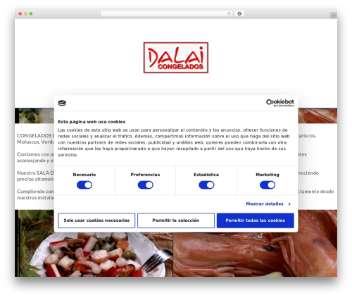 Neder WordPress theme design - congeladosdalai.com