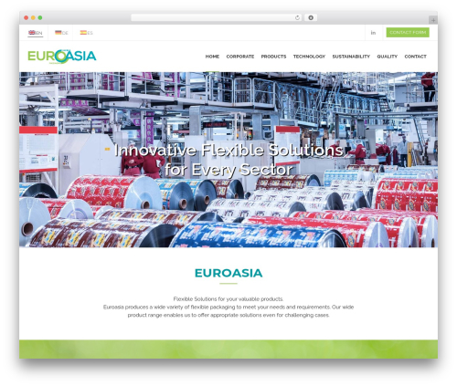 Pakeks WordPress theme - euroasia-packaging.com