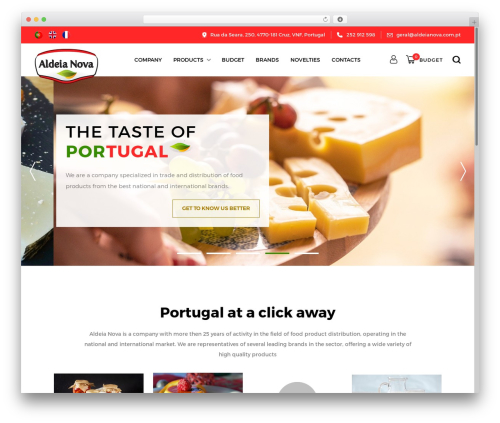 Tema Aldeia Nova WordPress theme - aldeianova.com.pt