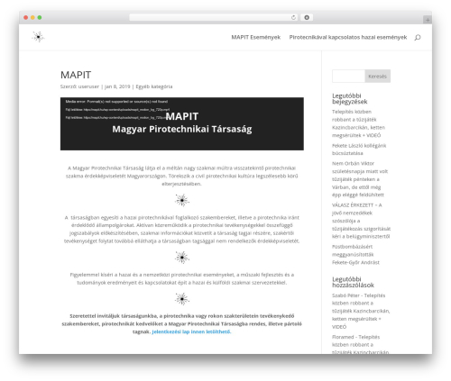 Divi framework global footer injector WordPress plugin - mapit.hu