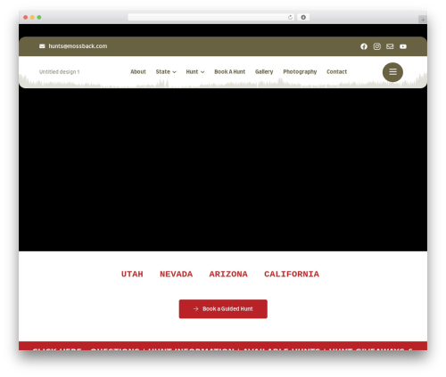 Theme WordPress Huntar - mossback.com
