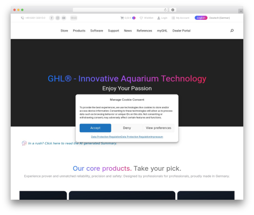 The7 Classic best WordPress theme - aquariumcomputer.com