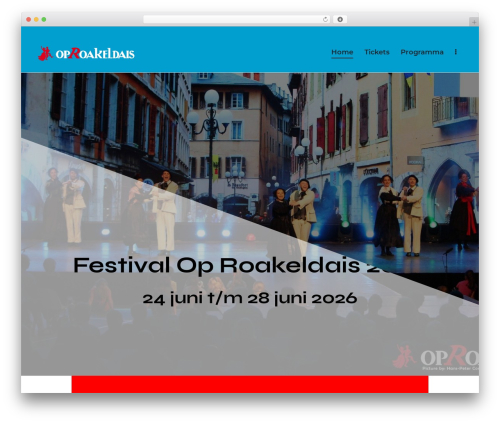 Theme WordPress Festy - oproakeldais.nl