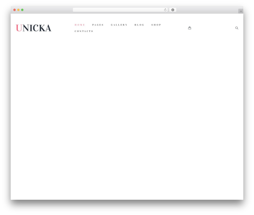 Theme WordPress Unicka - webdesign-finder.com/unicka