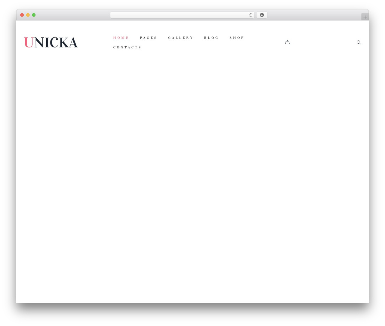 Theme WordPress Unicka - webdesign-finder.com/unicka