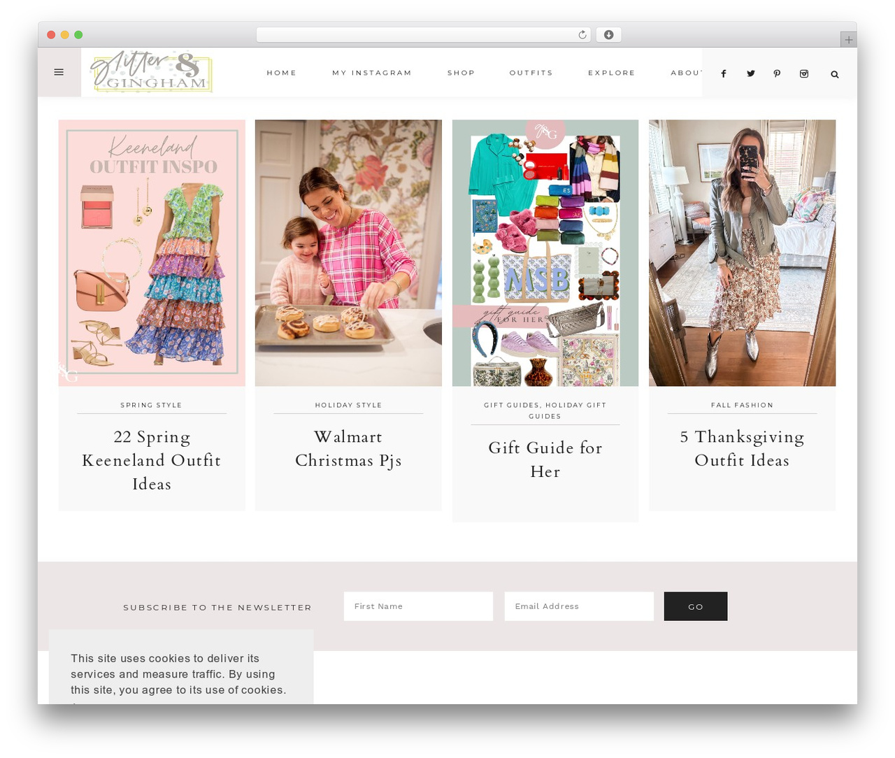 Theme WordPress Vivienne - glitterandgingham.com Theme WordPress Vivienne - glitterandgingham.com