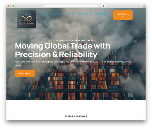 Threadsys WordPress theme - anantashippingline.com